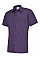 UC710 Purple Mens Poplin Half Sleeve Shirt