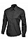 UC711 Black Ladies Poplin Full Sleeve Shirt