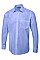 UC713 Mid Blue Men's Long Sleeve Poplin Shirt