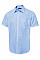 UC714 Light Blue Men's Short Sleeve Poplin Shirt