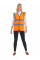 UC801 Orange Hi Vis Safety Waistcoat