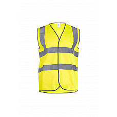 UC801 Yellow Hi Vis Safety Waistcoat