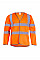 UC802 Orange Long Sleeve Hi Vis Safety Waistcoat