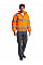 UC804 Yellow Hi Vis Bomber Jacket