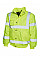 UC804 Yellow Hi Vis Bomber Jacket