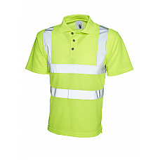 UC805 Yellow Hi-Viz Polo Shirt