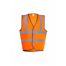 UC806 Orange Childrens Hi Vis Waist Coat