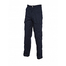 UC904L Navy Cargo Trouser with Knee Pad Pockets Long