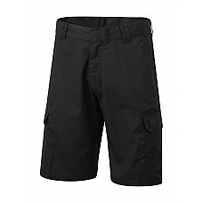 UC907 Black Mens Cargo Shorts