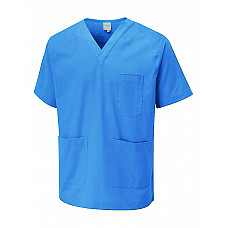 UC921 Hospital Blue Scrub Top