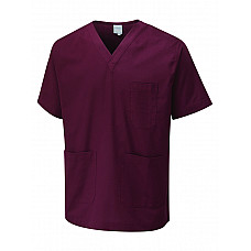 UC921 Maroon Scrub Top