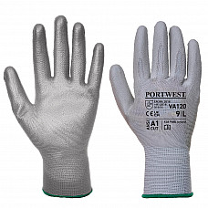 VA120 Grey Vending PU Palm Glove