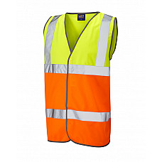 TARKA ISO 20471 Cl 2 Waistcoat HV YELLOW/HV ORANGE