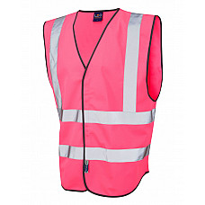 PILTON Coloured Reflective Waistcoat PINK