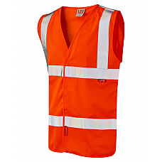 MILFORD ISO 20471 Cl 2 LFS Waistcoat (EN 14116) HV ORANGE