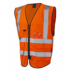 LYNTON ISO 20471 Cl 2 Superior Waistcoat HV ORANGE