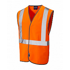 LAPFORD ISO 20471 Cl 2 Railway Waistcoat HV ORANGE