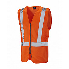 COPPLESTONE ISO 20471 Cl 2 Railway plus Waistcoat HV ORANGE