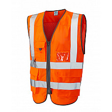 COBBATON ISO 20471 Cl 2 Coolviz Superior Waistcoat HV ORANGE