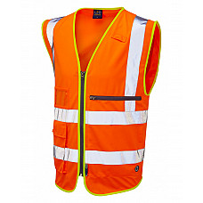 FORELAND ISO 20471 Cl 2 Superior Waistcoat with Tablet Pocket HV ORANGE