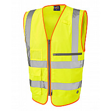 FORELAND ISO 20471 Cl 2 Superior Waistcoat with Tablet Pocket HV YELLOW