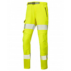 STARCROSS ISO 20471 Cl 2 Women's Stretch Work Trouser HV YELLOW