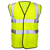 Yellow Hi Vis Vest 120GSM