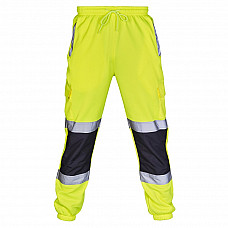 Hi Vis 2 Tone Jogging Bottoms